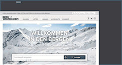 Desktop Screenshot of bergwelten.com