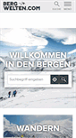 Mobile Screenshot of bergwelten.com
